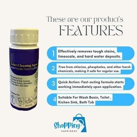 Toilet Cleaning Agent 100 gm (Pack of 2)